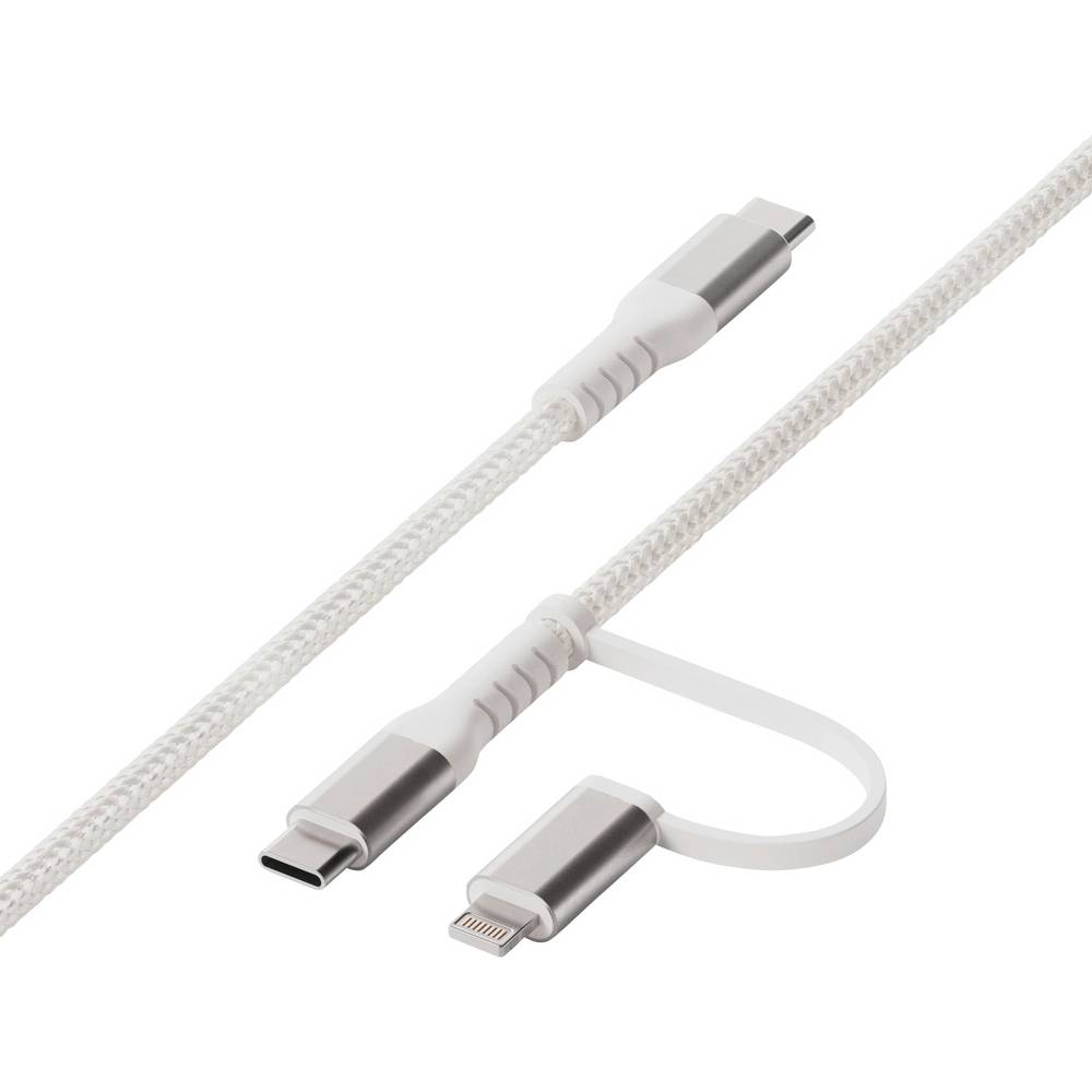 Vivanco USB-C-kabel USB-C bus 1.2 m Wit 64216