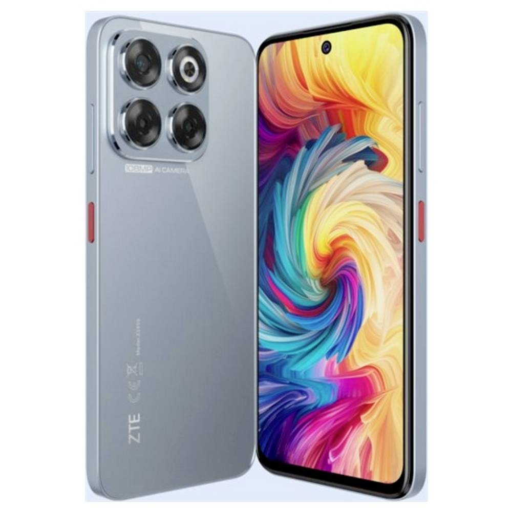 ZTE Blade V70 Smartphone 256 GB 17 cm (6.7 inch) Grijs Android 14 Triple-Slot