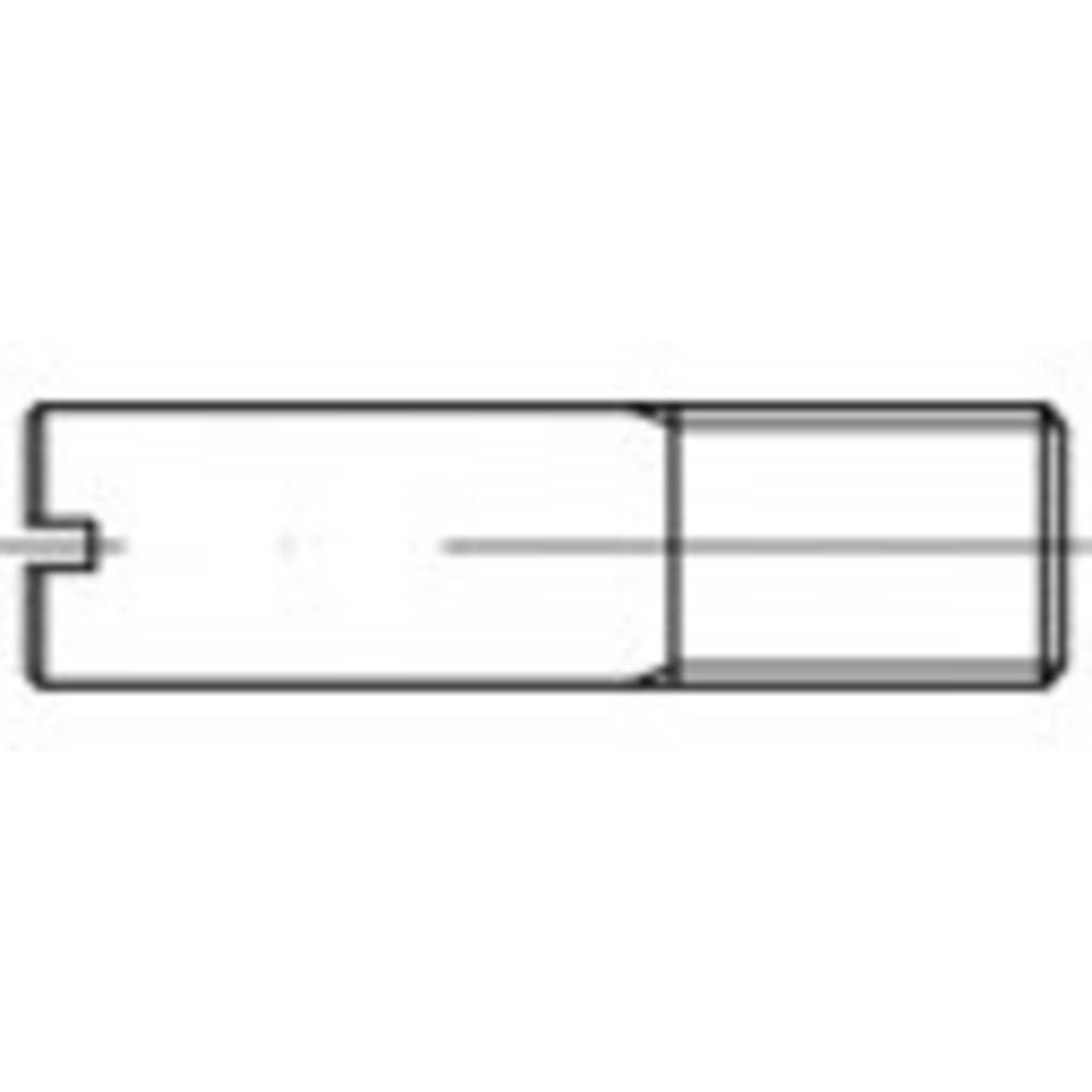 TOOLCRAFT TO-9982185 Bouten (l) 50 mm Staal Galvanisch verzinkt 10 stuk(s)