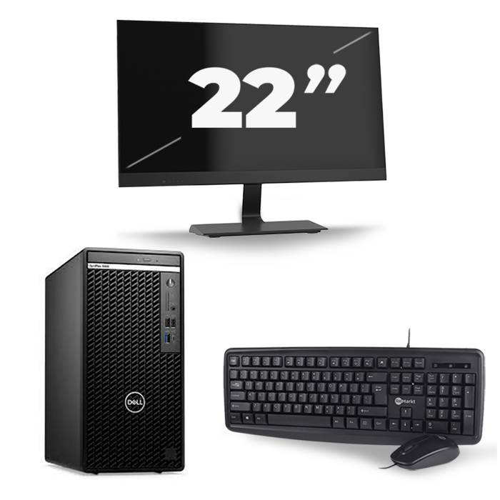 Dell Optiplex 390 Desktop - Intel Core i5-2e Generatie - 8GB RAM - 256GB SSD - Windows 10 + 1x 22 inch Monitor