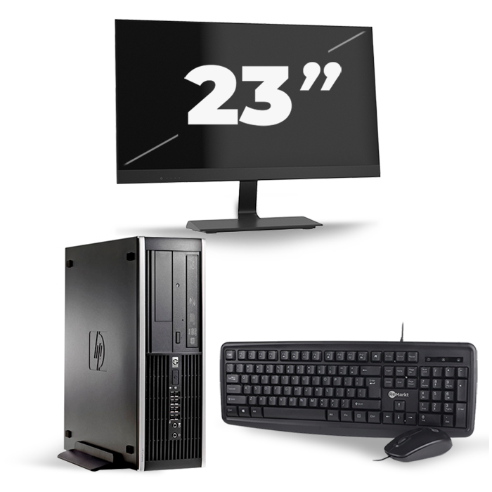 HP Compaq 8100 Elite SFF - Intel Core i3-1e Generatie - 8GB RAM - 256GB SSD - Windows 10 + 1x 23 inch Monitor