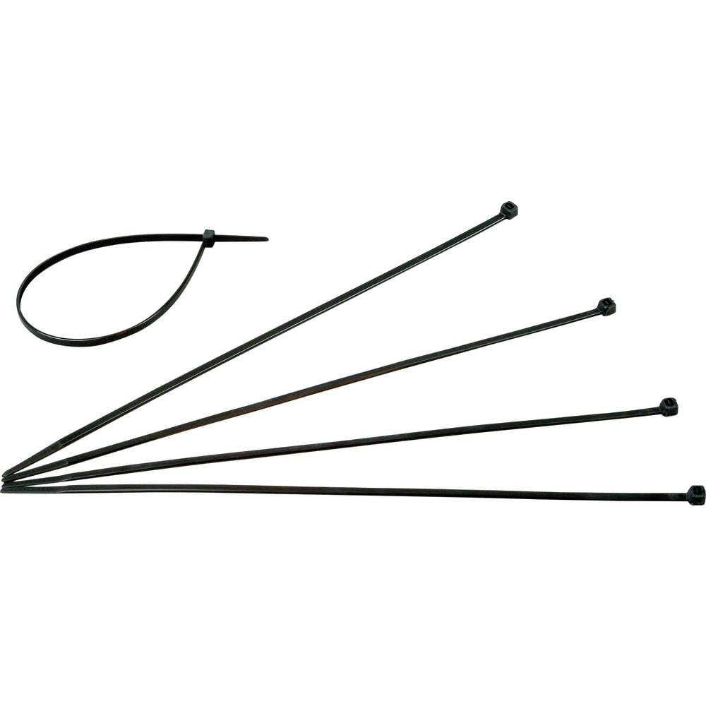 Kopp 328404090 Kabelbinder 300 mm 4.8 mm Zwart Weerstabiel 50 stuk(s)