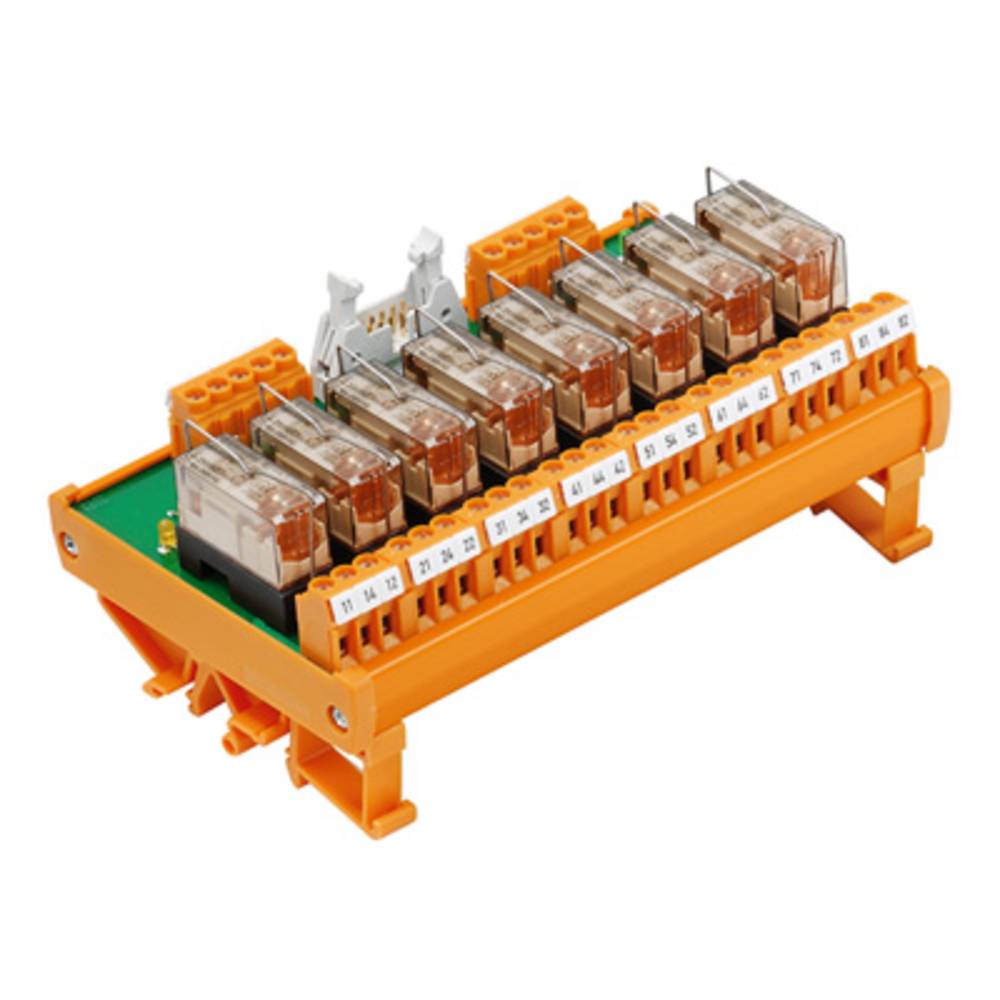 Weidmüller Relaisprintplaat Gevuld 1 stuk(s) RSM 8R 24VDC LP GEM.- 1x wisselcontact 24 V/DC