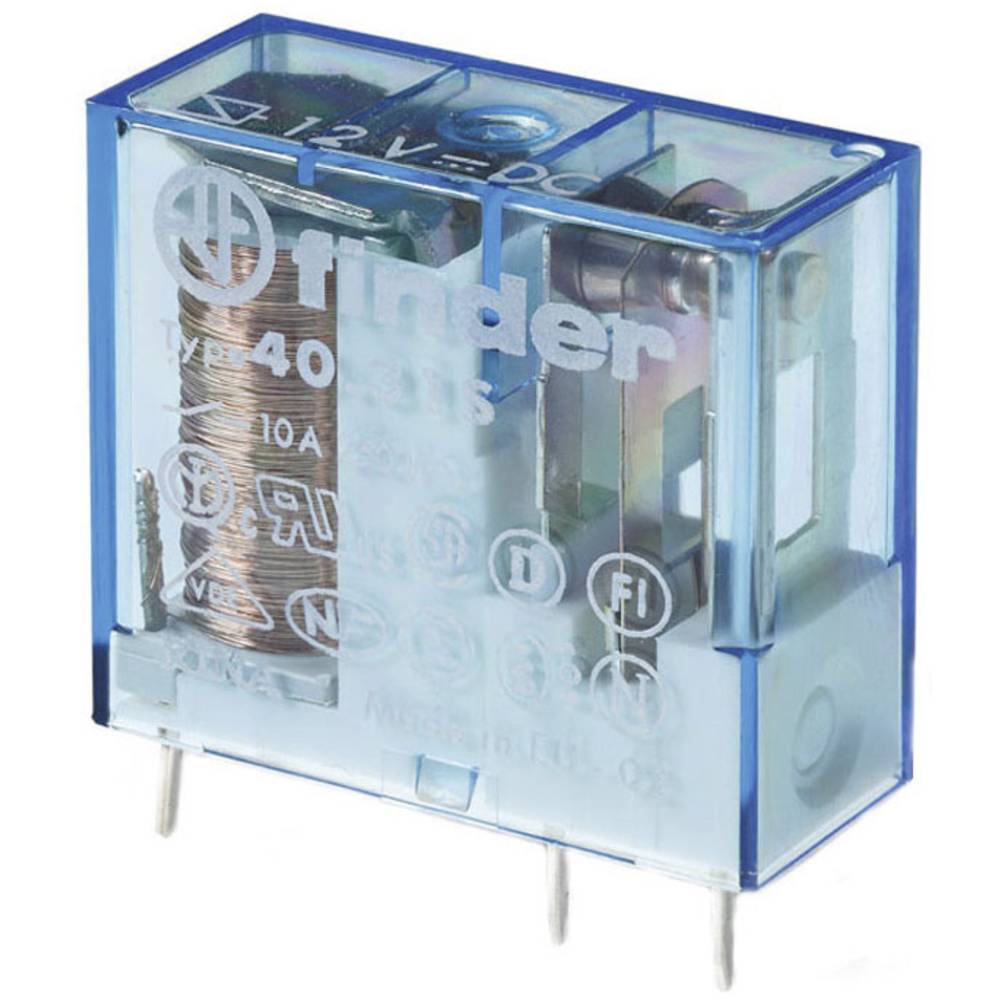 Finder 40.31.7.024.0000 Printrelais 24 V/DC 12 A 1x wisselcontact 1 stuk(s) Tray