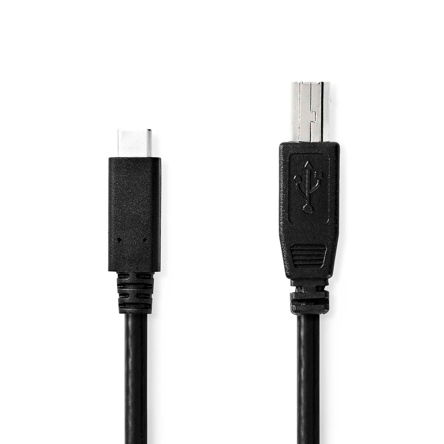 Nedis Usb-kabel Fresh Green Box Usb 2.0 - Usb-c™ Mannelijk 2m Zwart