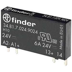 Finder Halfgeleiderrelais 34.81.7.024.9024-20 Schakelspanning (max.): 33 V/DC Direct schakelend 1 stuk(s)