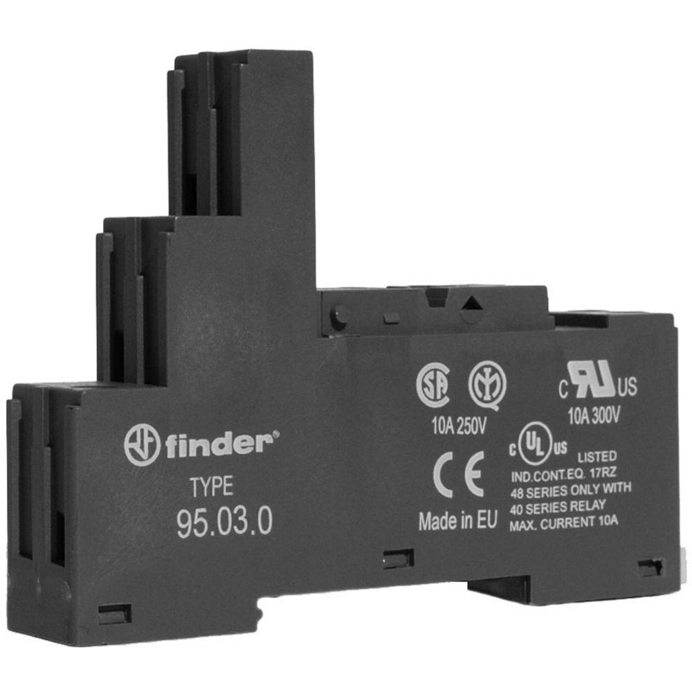 Finder 95.03.0 Relaissocket Geschikt voor serie:  serie 40 Tray 10 stuk(s)