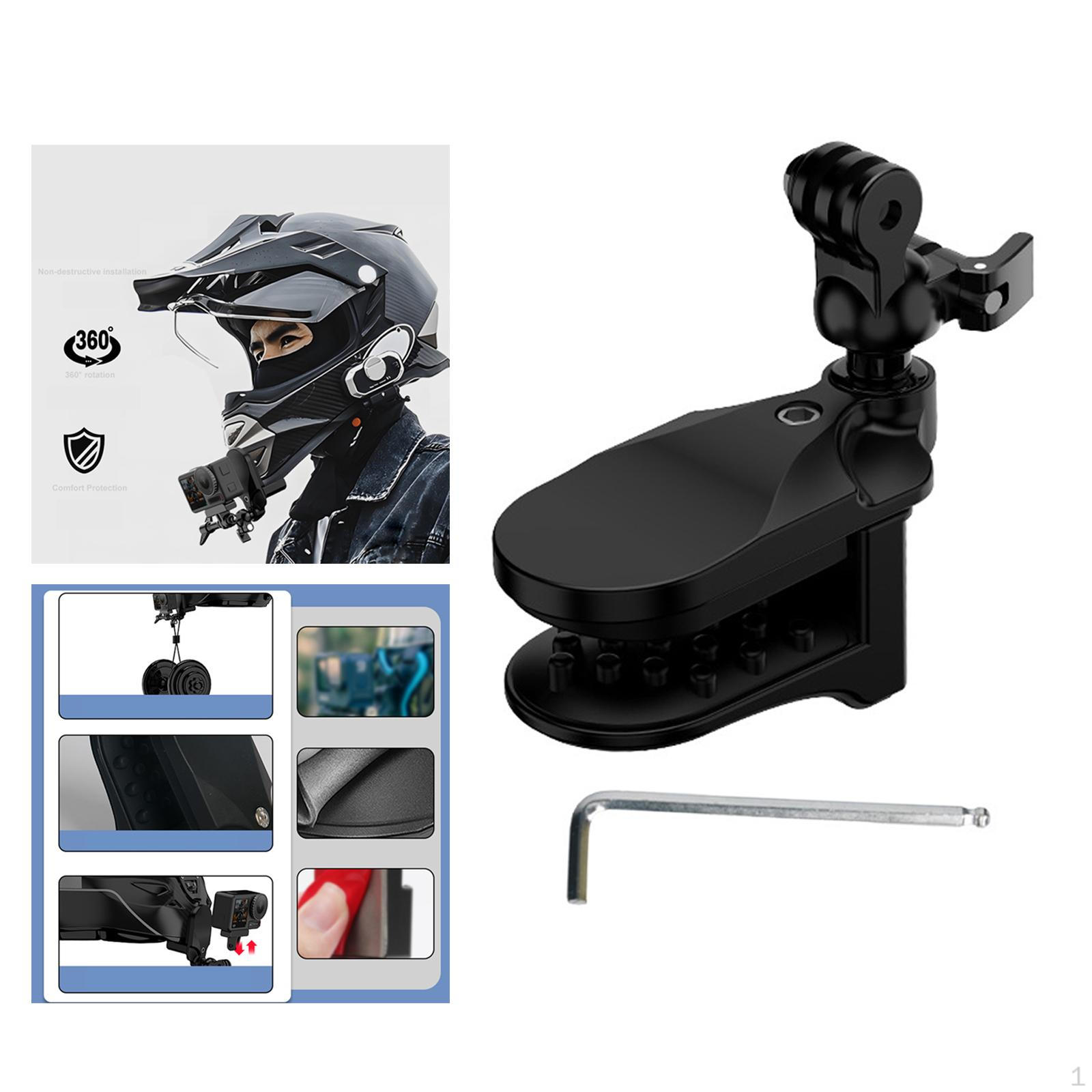Qiline Helmet Chin Mount Autobike Camera Stable Quick Release Mounts Clip on Phone Holder