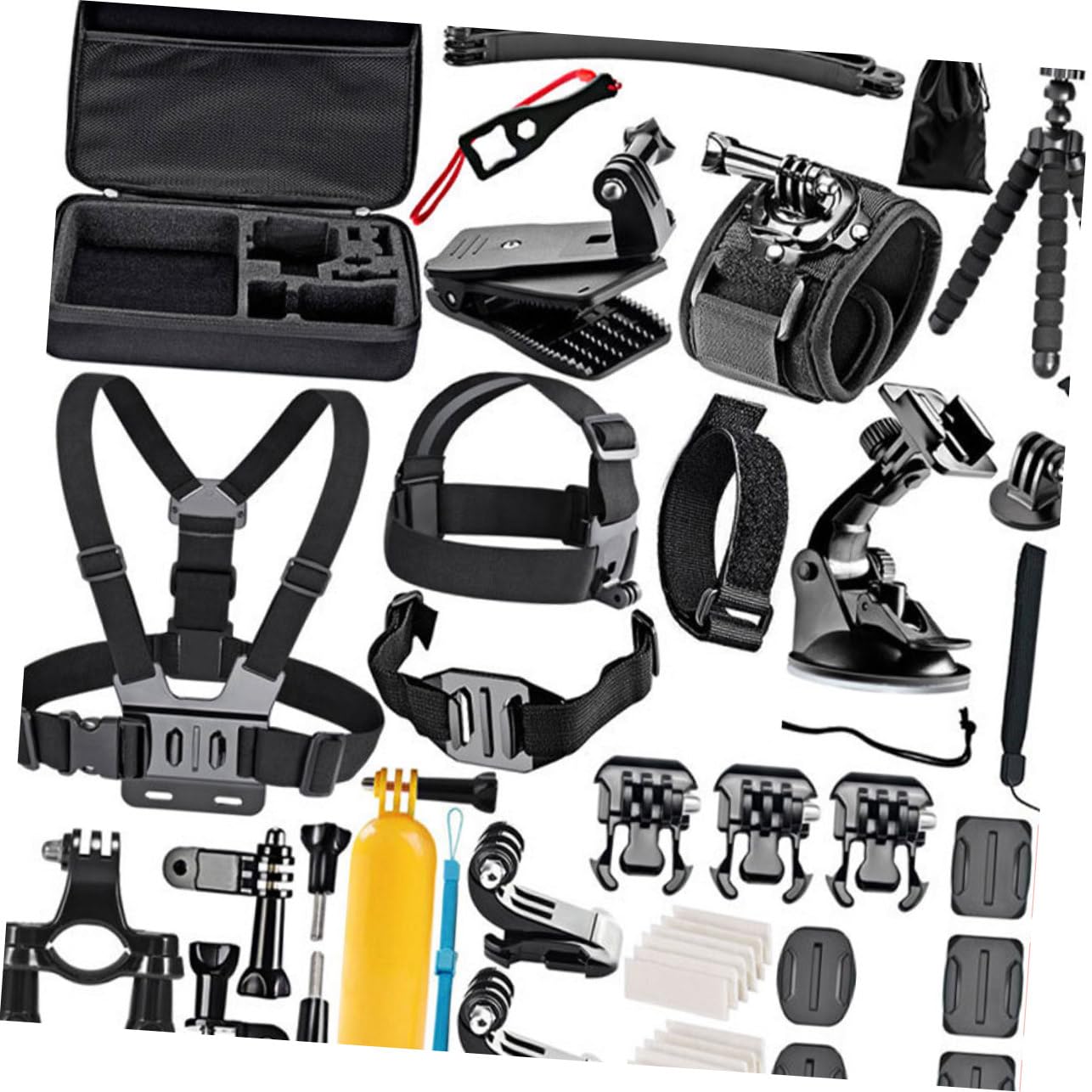 BC Electrical Appliances 50 1 Accessoires Accessoires voor actiecamera's Selfiestick voor actiecamera Accessoires voor buiten Sportaccessoires Drijvende stok voor sportcamera's zwart