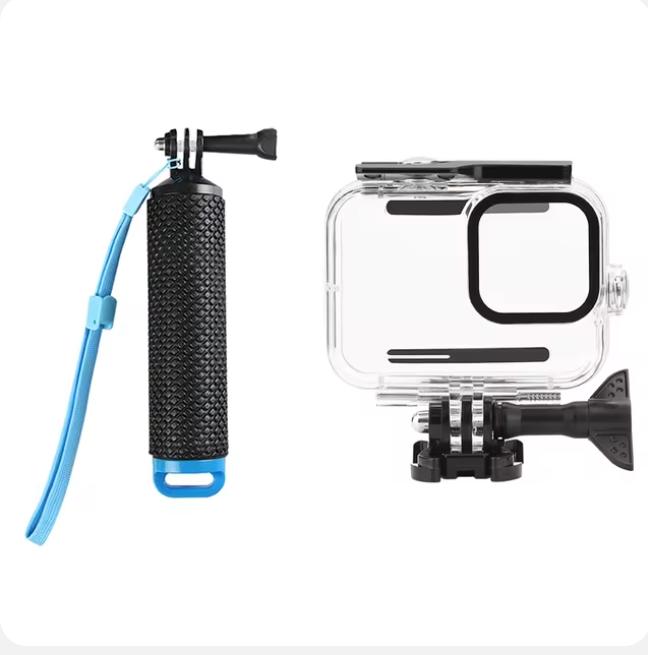 Gopro accessories 2024 Waterdichte behuizing voor GoPro 13/12/11/10/9 Zwemhoes Box Duiken 60m Onderwaterbehuizing Beschermhoes Camera Surf Accessoire