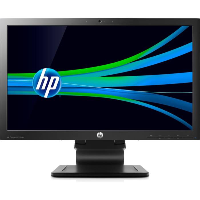 HP Compaq LA2206xc - 22 inch - 1920x1080 - DP - DVI - VGA - Zwart