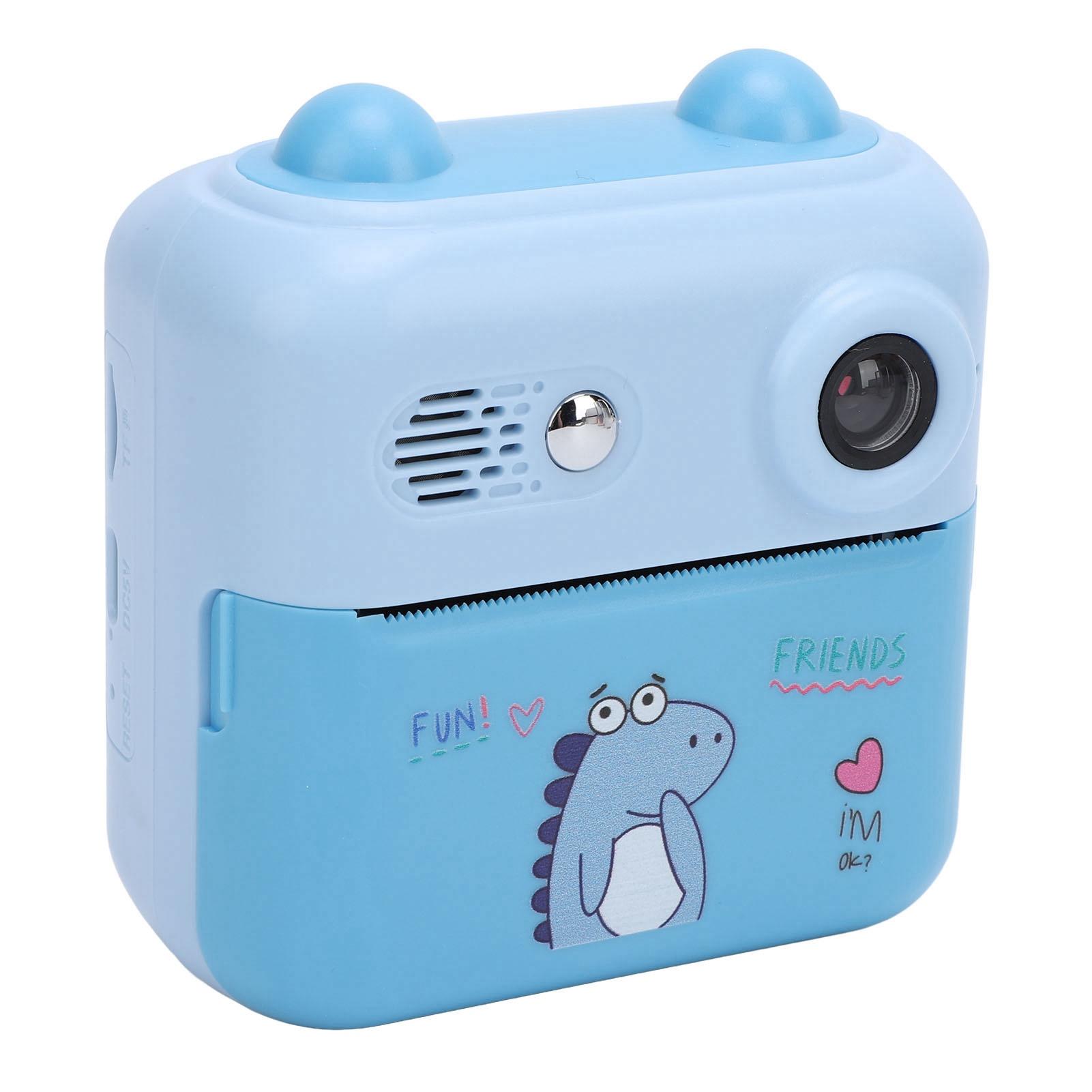 CosyHome Instant Camera 48MP 1080P 16x digitale zoom met 2,4 inch HD IPS Eye Care-scherm 1000mAh Instant blauw