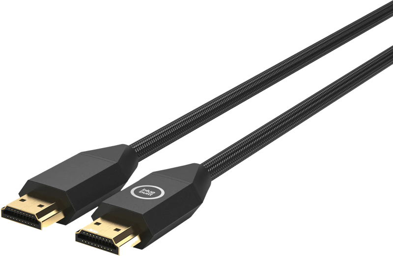 BlueBuilt HDMI Kabel 4K 60Hz Nylon 3 Meter + 90° adapter