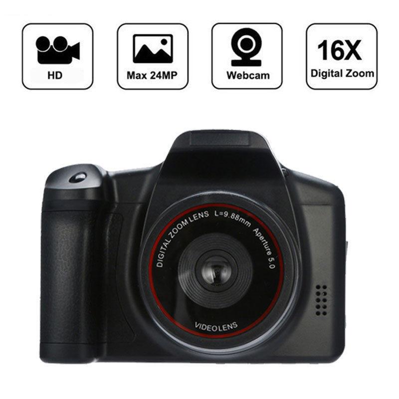 NailArt 16 miljoen pixels 1080p videocamera 2,4-inch scherm 16x digitale HD-camera zwart