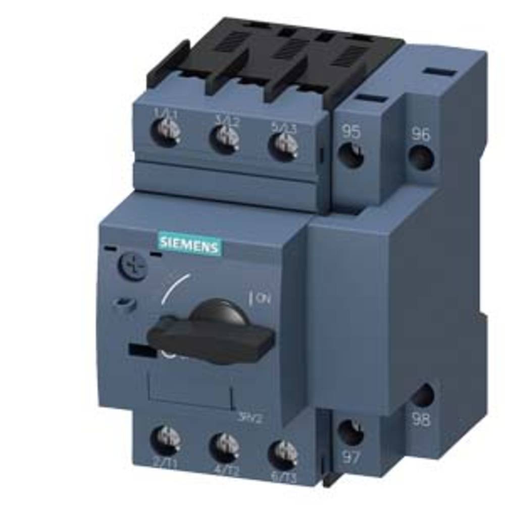 Siemens 3RV2111-1GA10 Vermogensschakelaar 1 stuk(s) Instelbereik (stroomsterkte): 4.5 - 6.3 A Schakelspanning (max.): 690 V/AC (b x h x d) 65 x 97 x 97 mm