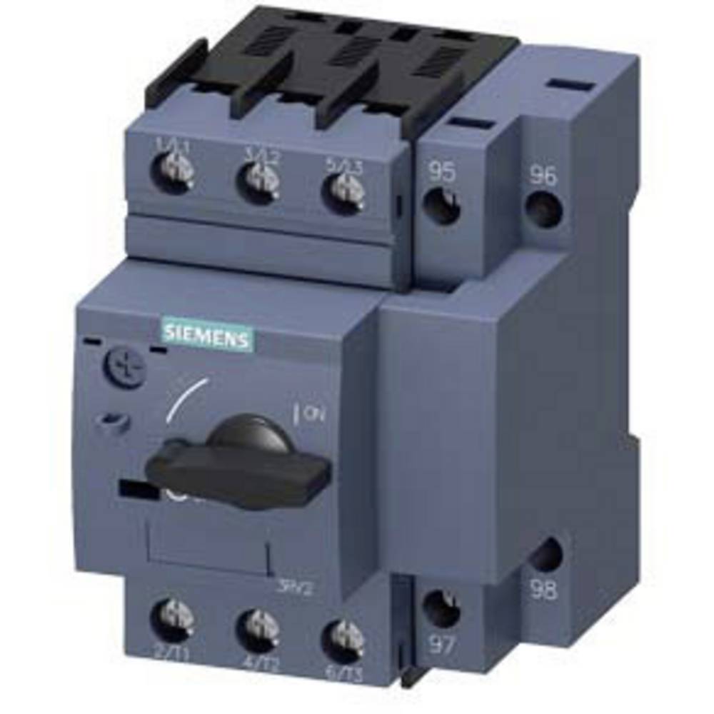 Siemens 3RV2111-4AA10 Vermogensschakelaar 1 stuk(s) Instelbereik (stroomsterkte): 10 - 16 A Schakelspanning (max.): 690 V/AC (b x h x d) 65 x 97 x 97 mm