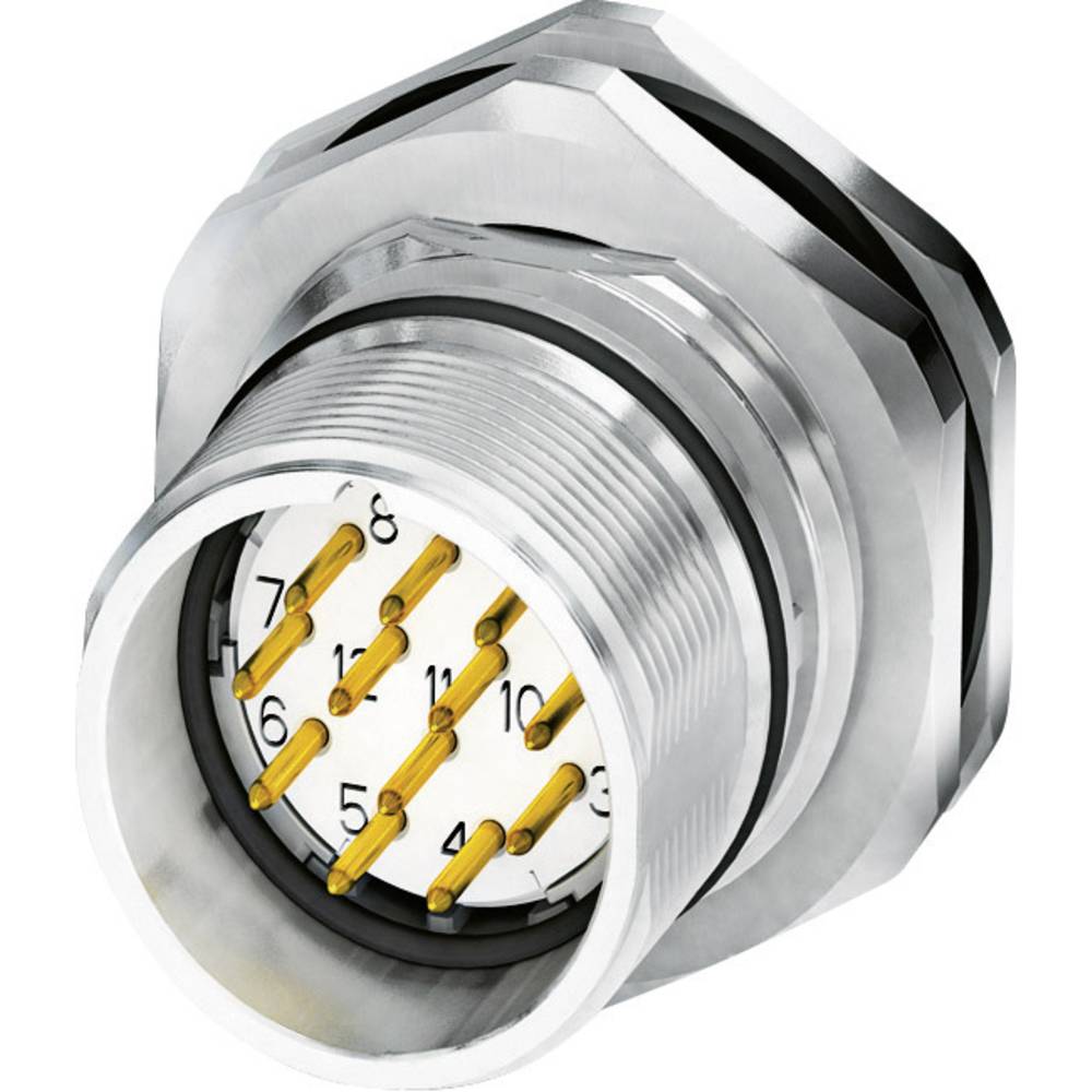 Phoenix Contact M23 Apparaatconnector, achterwandmontage 1619779 CA-17P1N8AHZ00 Zilver  Inhoud: 1 stuk(s)