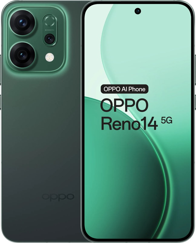 Oppo Reno 14 256GB Groen 5G