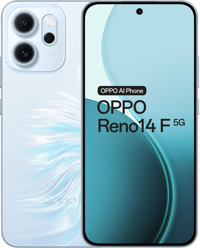 Oppo Reno 14 F 256GB Blauw 5G