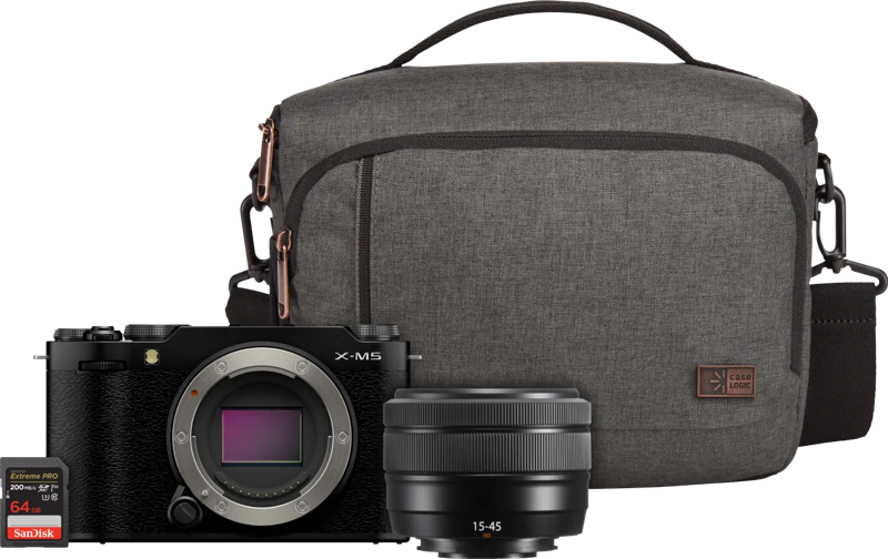 Fujifilm X-M5 Zwart Travel Kit