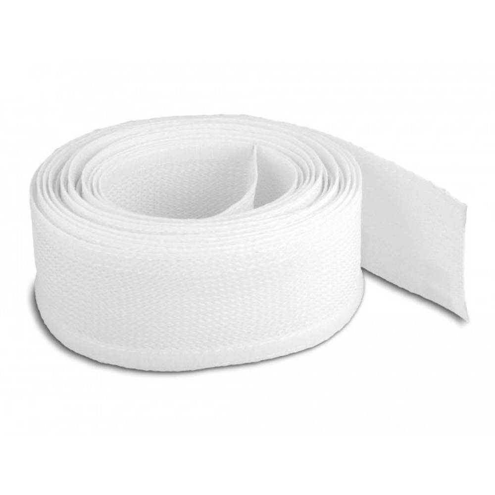 Delock 20817 20817 Gevlochten slang Wit Polyester 12 mm (max) 1 stuk(s)