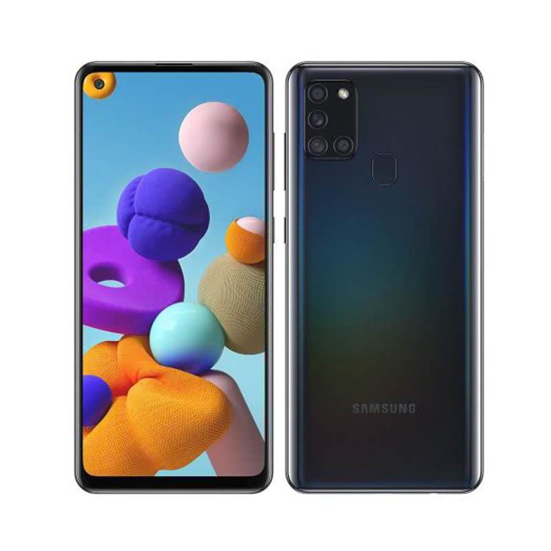 Samsung 95% nieuwe Gereviseerde  Originele  Galaxy A21s A217F 3GB RAM 32GB ROM Mobiele Telefoon Simple Set zwart