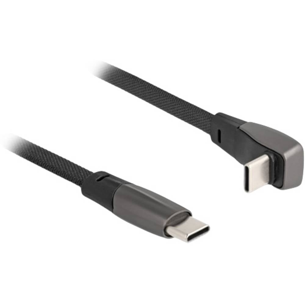 Delock USB-C-kabel USB 2.0 USB-C stekker, USB-C stekker 0.14 m Zwart 80750