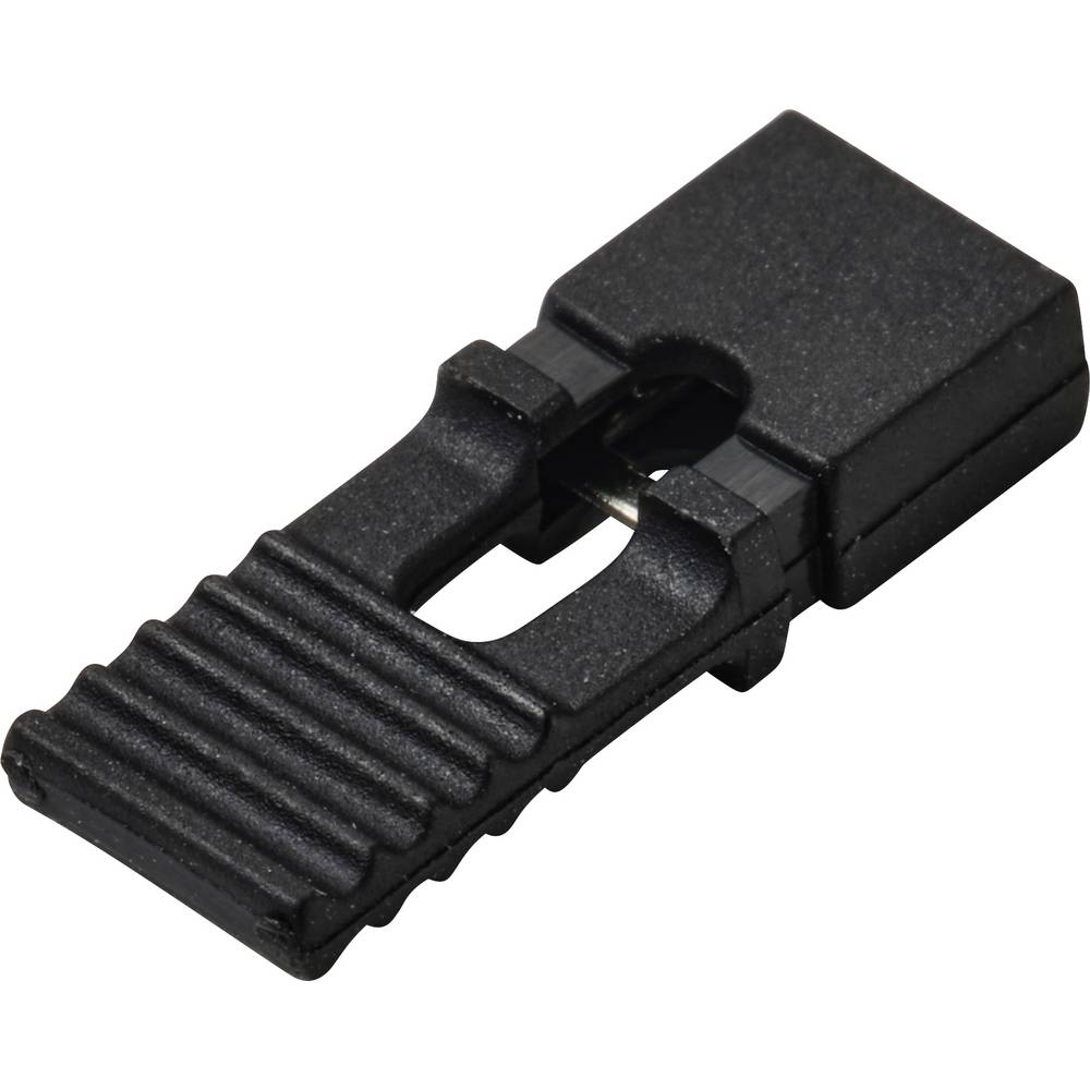 TRU COMPONENTS TC-13537768 Kortsluitingsbrug Rastermaat: 2.54 mm Aantal polen per rij:2 Inhoud: 100 stuk(s)