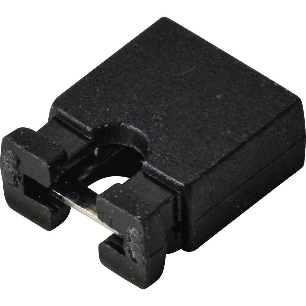 TRU COMPONENTS TC-13537836 Kortsluitingsbrug Rastermaat: 2.54 mm Aantal polen per rij:2 Inhoud: 1 stuk(s)