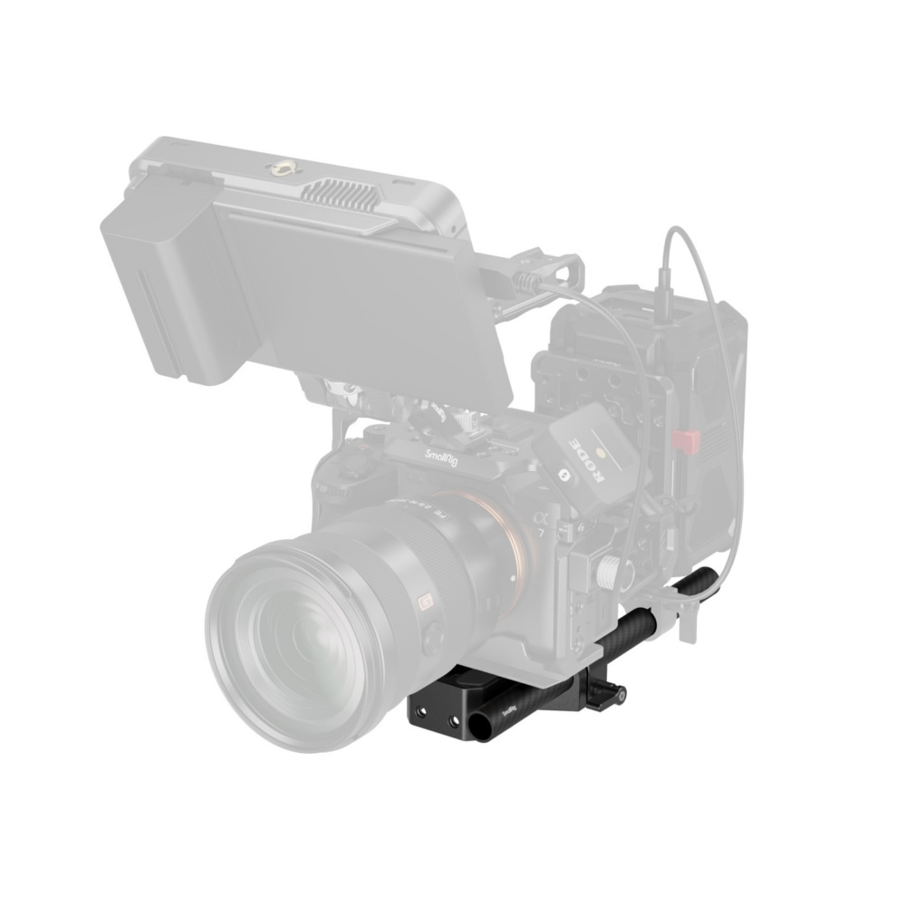 SmallRig 5609 Bottom Mount Plate With Dual 15mm Rod Clamp