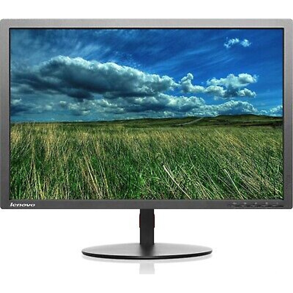 Lenovo ThinkVision T2324pA - 23 inch - 1920x1080 - DP - HDMI - VGA - Zwart