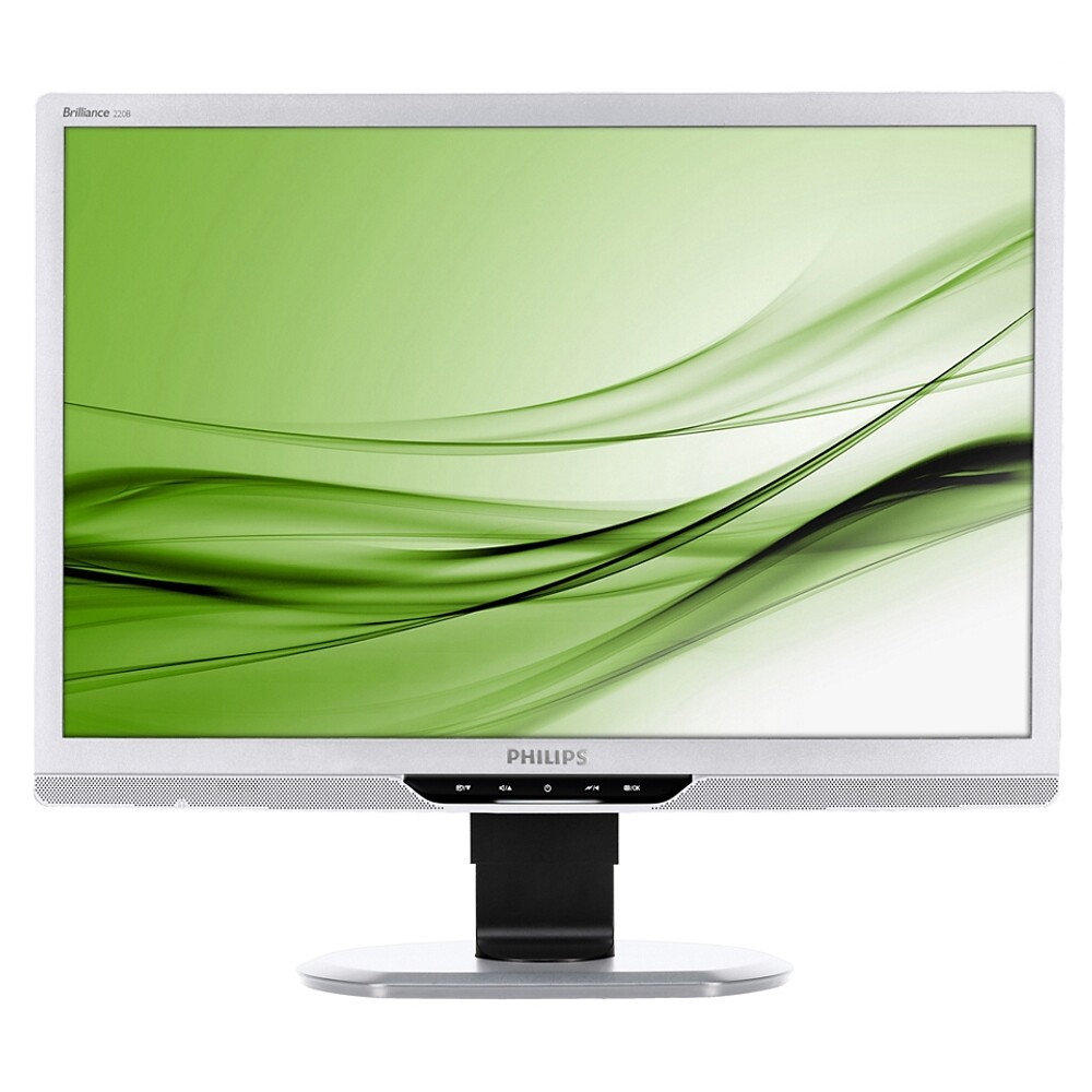 Philips Brilliance 220B2CS - 22 inch - 1680x1050 - DVI - VGA - Grijs