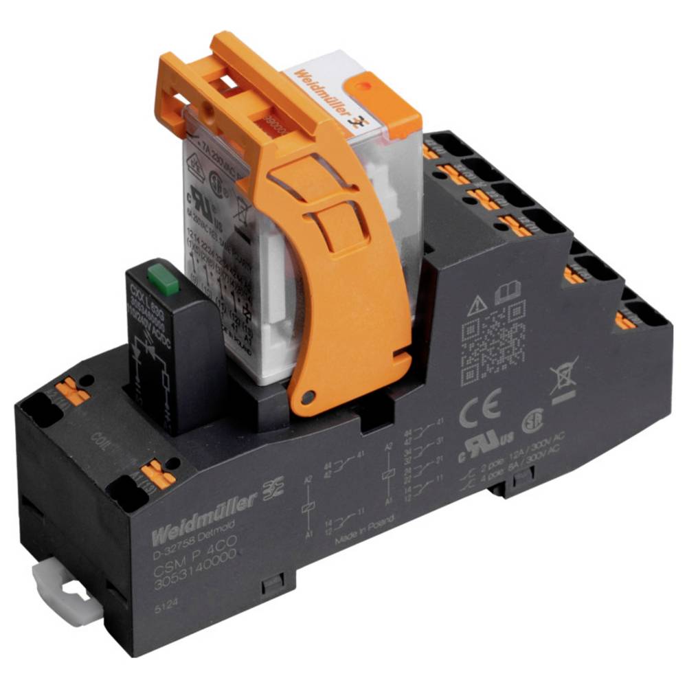 Weidmüller CRMKIT P 24VAC 2CO L Koppelrelais 24 V/AC 12 A 2x wisselcontact 5 stuk(s)