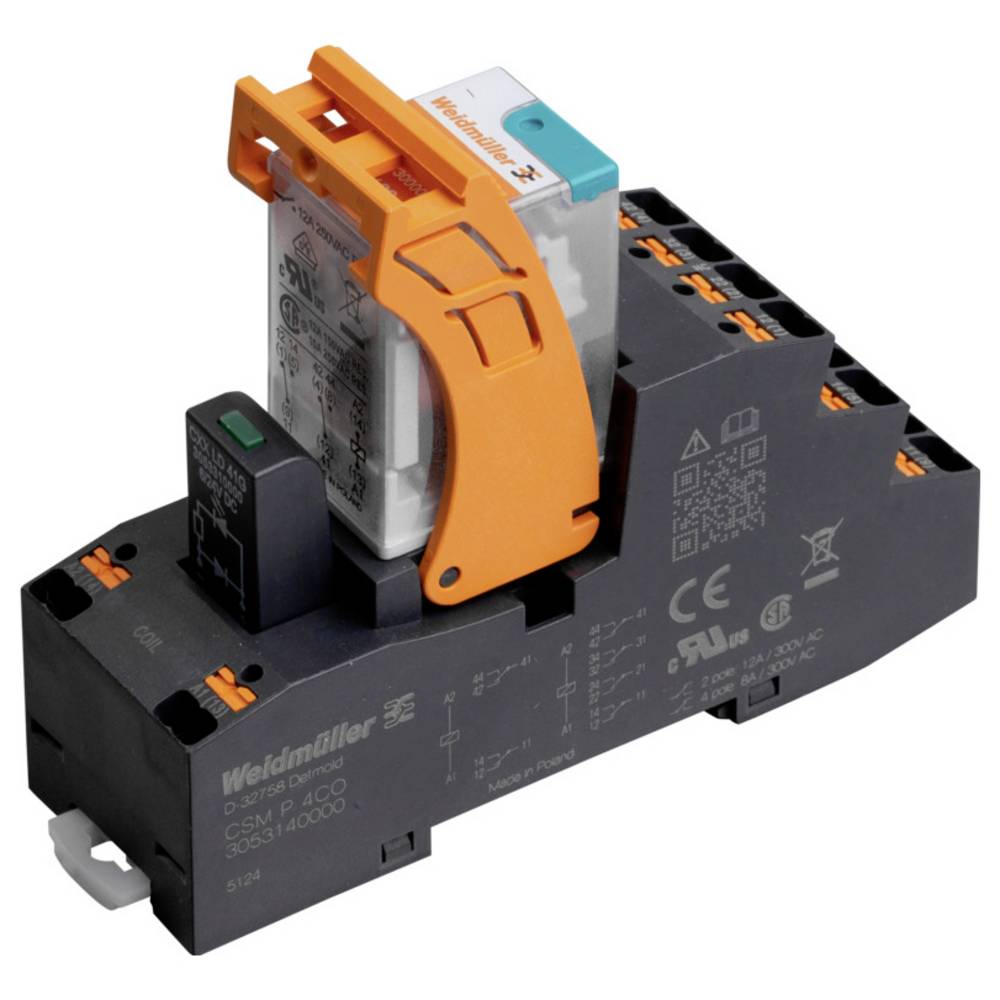 Weidmüller CRMKIT P 24VDC 4CO L/D Koppelrelais 24 V/DC 7 A 4x wisselcontact 5 stuk(s)