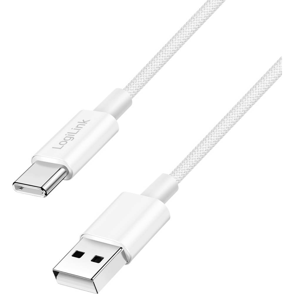 LogiLink USB-C-kabel USB 2.0 USB-A stekker, USB-C stekker 1.5 m Wit CU0322
