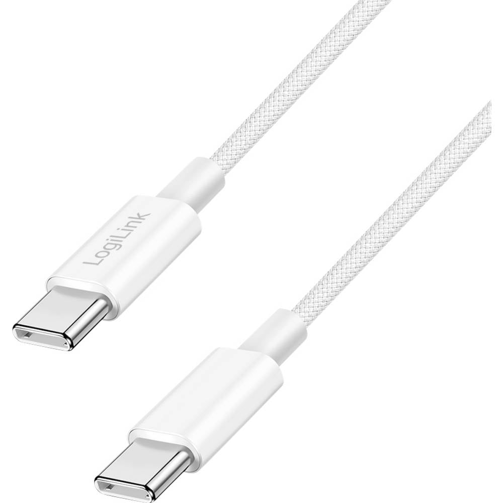LogiLink USB-C-kabel USB 2.0 USB-C stekker 1.5 m Wit CU0342