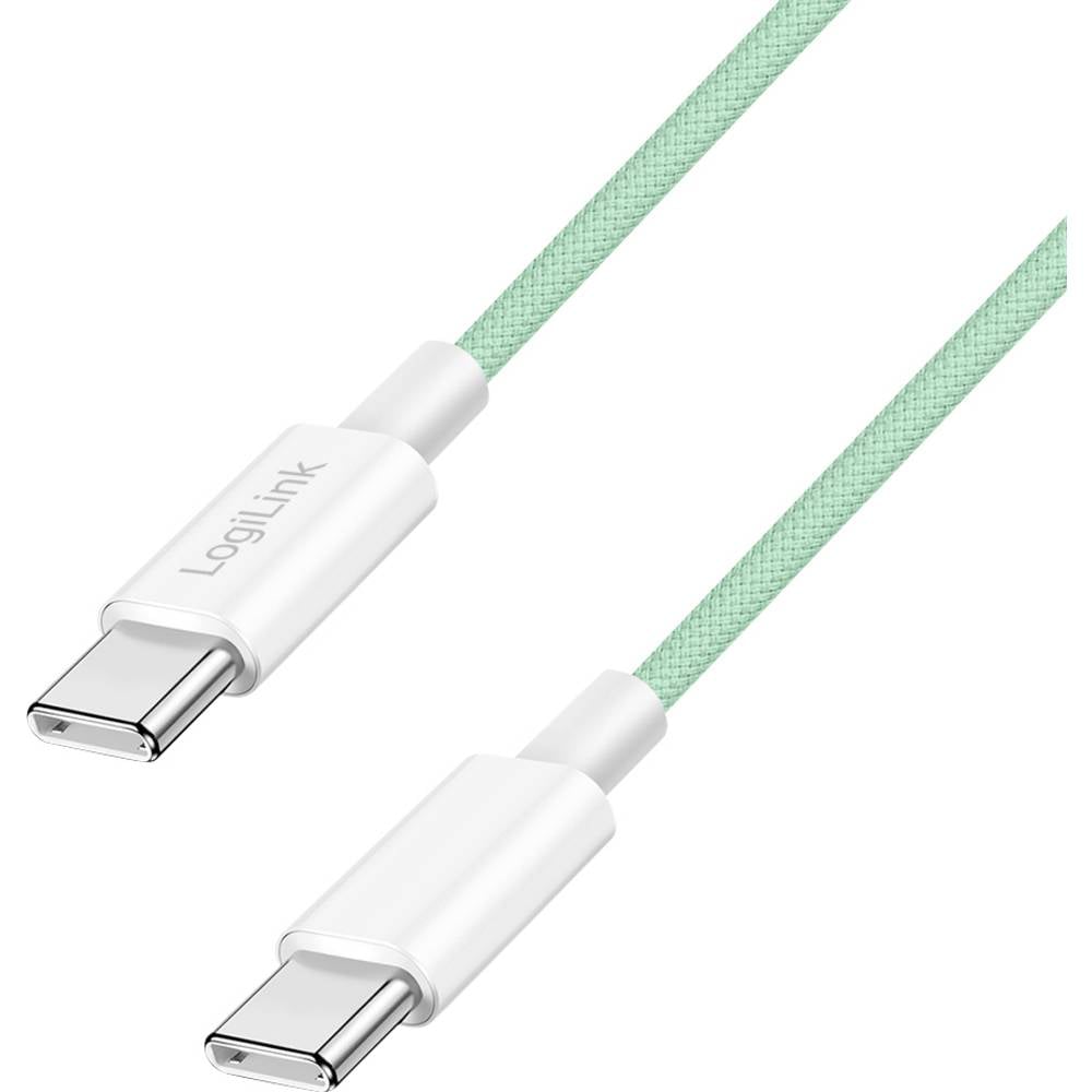 LogiLink USB-C-kabel USB 2.0 USB-C stekker 1 m Groen CU0347
