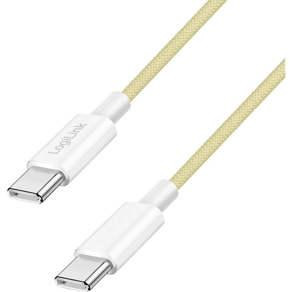 LogiLink USB-C-kabel USB 2.0 USB-C stekker 0.5 m Geel CU0352