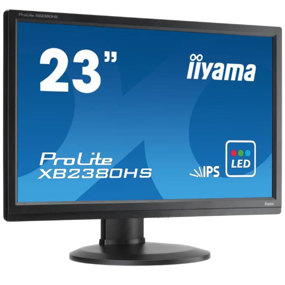 Iiyama ProLite XB2380HS - 23 inch - 1920x1080 - DVI - HDMI - VGA - Zwart