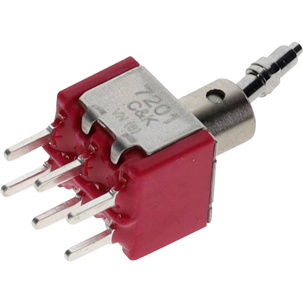C & K Switches 7201L40D9CQE Toggle Switch 7000 Series Tuimelschakelaar 1 stuk(s)