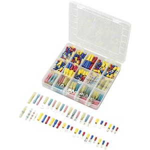 Conrad Components 739925 Assortiment kabelschoenen 0.50 mm&sup2; - 2.50 mm&sup2; Blauw, Geel, Rood, Wit 382 stuk(s)