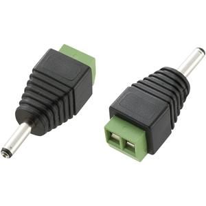 Conrad Components LT-DC3.5M Laagspannings-connector Stekker, recht 3.5 mm 1.3 mm 1 stuk(s)