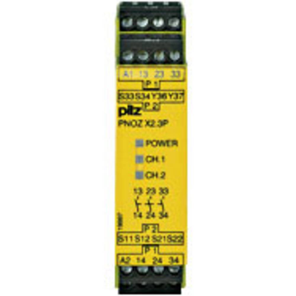 PILZ PNOZ X2.3P 24VACDC 3n/o Veiligheidsschakelapparaat 3x NO (b x h x d) 22.5 x 94 x 121 mm 1 stuk(s)