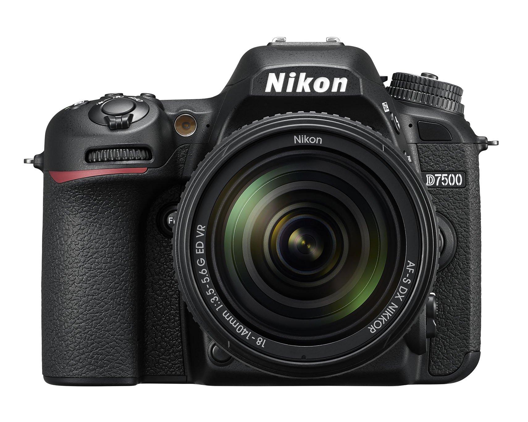 Nikon digitale SLR-camera D7500 lenskit 18-140VR D7500LK18-140 zwart