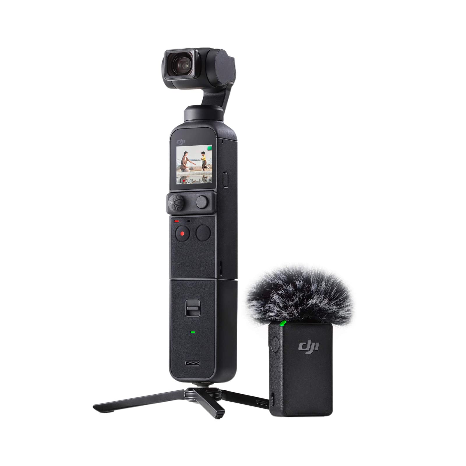 DJI Pocket 2 Creator Combo Gimbal Stabilizer 4K CMOS 64MP Foto Gezicht Tracking Video Opname voor Draagbare Camcorder Compatibel met Android iPhone