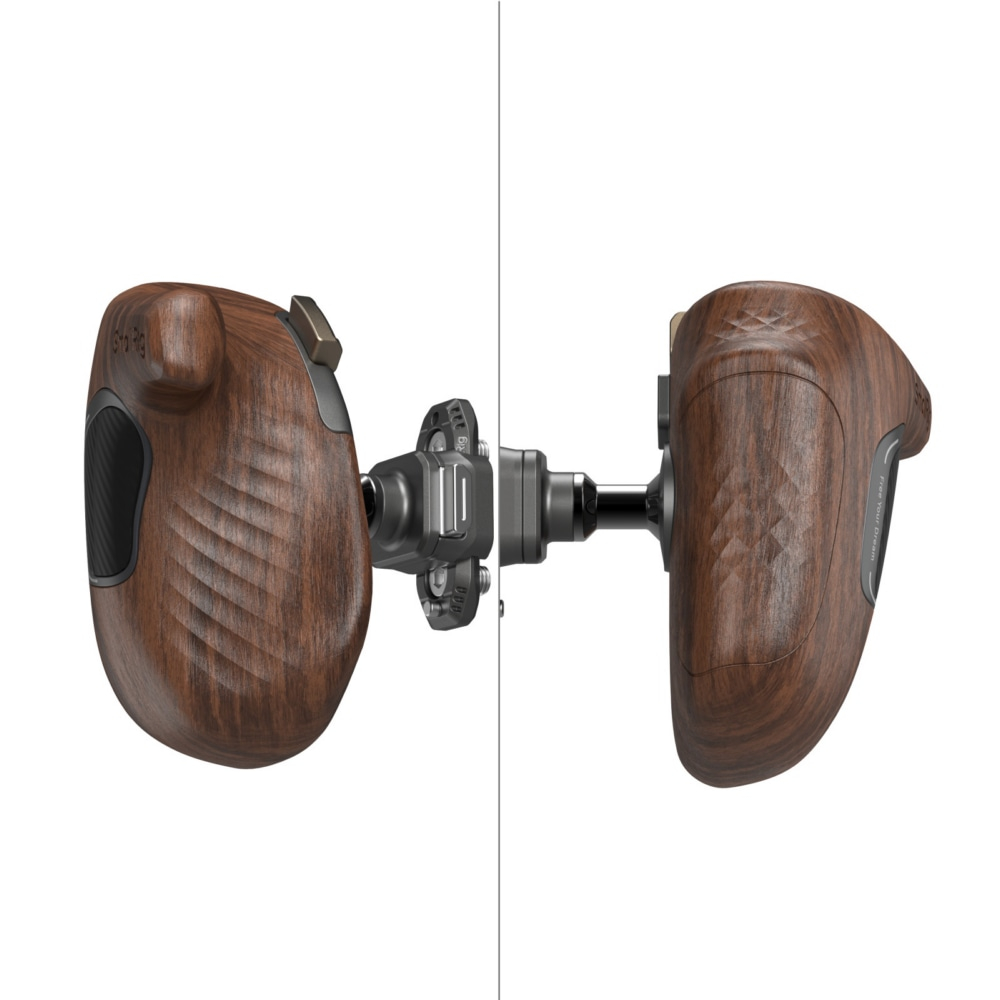SmallRig 5161 Imagegrip Series Wooden Handle With Nato Clamp (Left Side)