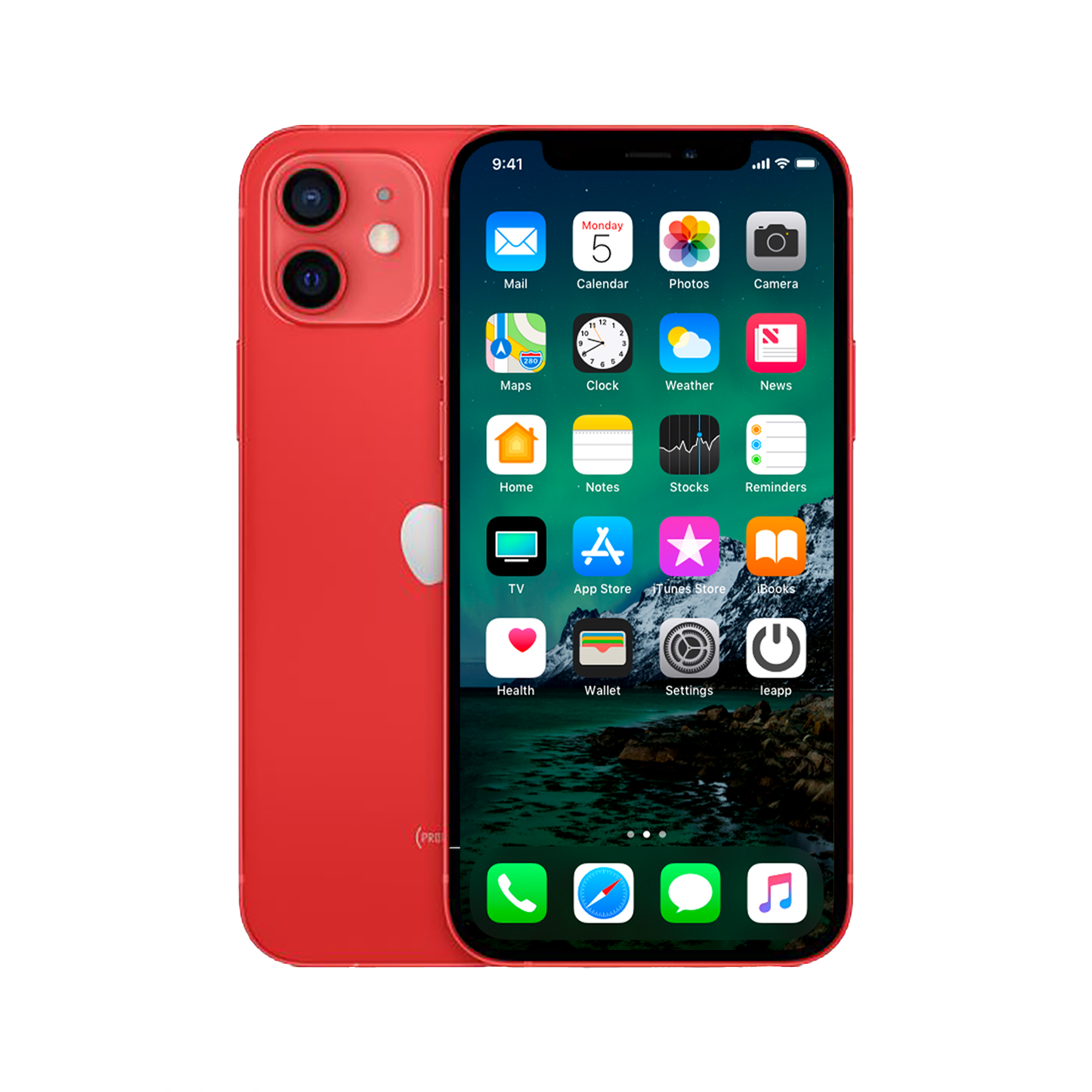 Refurbished iPhone 12 Mini 64 GB Rood Als nieuw + Nieuwe batterij