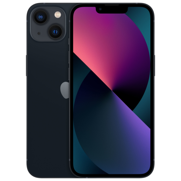 Refurbished iPhone 13 128 GB Zwart Als nieuw + Nieuwe batterij
