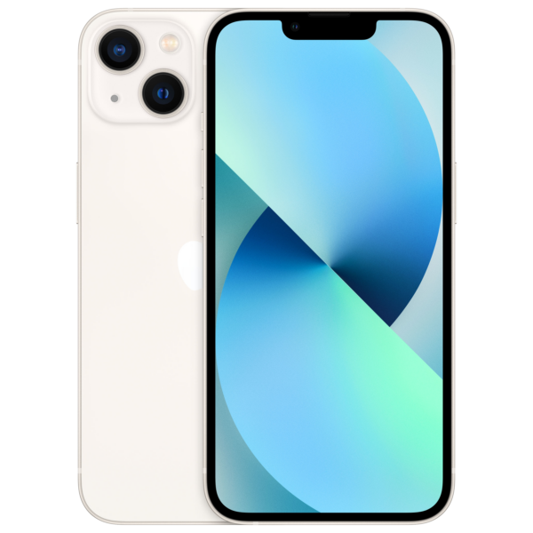 Refurbished iPhone 13 128 GB Wit Als nieuw + Nieuwe batterij