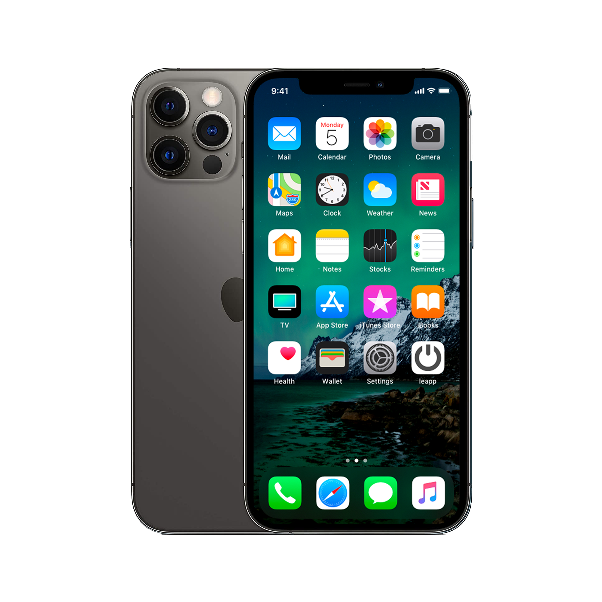 Refurbished iPhone 12 Pro Max 128 GB Grafiet Als nieuw + Nieuwe batterij